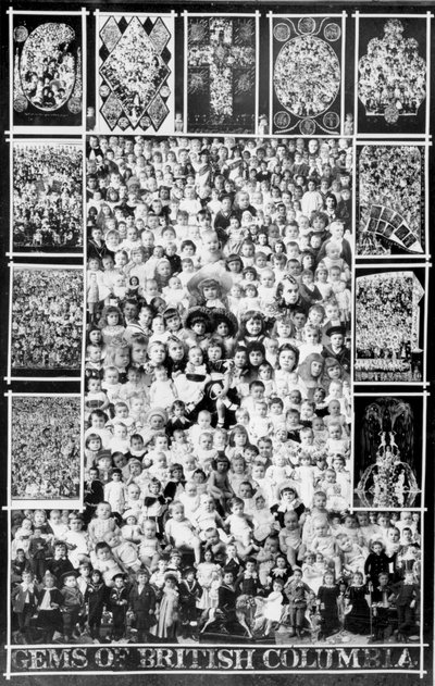 Gemmes de la Colombie-Britannique, 1891, photo réalisée à partir des portraits d